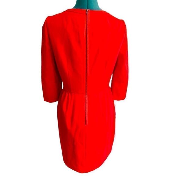 Nwot J. Crew Red Dress Size 6 - Picture 8 of 9